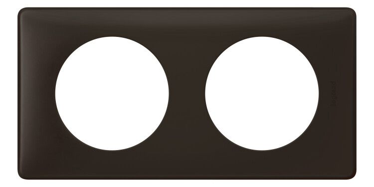 Рамка 2-м Celiane черн. перкаль Leg 066742 Legrand