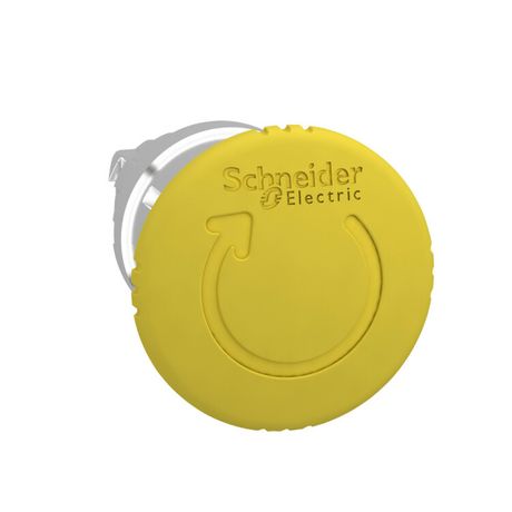 Головка кнопки поворотной желтая грибовидная ZB4BS55 Schneider Electric
