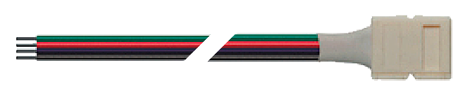 Коннектор для светодиодной ленты LED PLSC-10x4/20 (5050 RGB) 10 штук в упаковке | 1013767 Jazzway