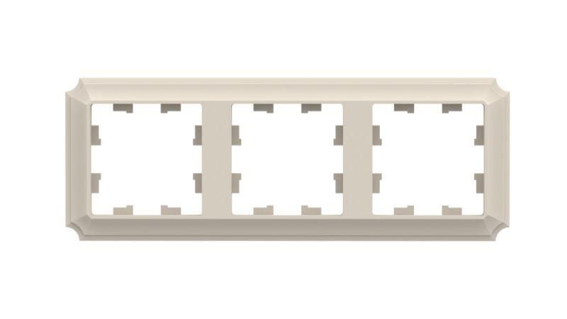 Рамка 3-м AtlasDesign Antique универс. беж. SE ATN100203 APC