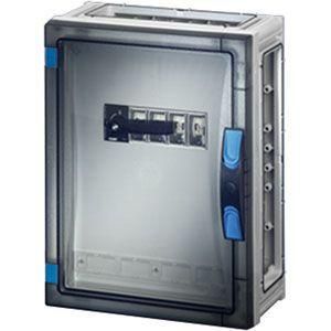 Корпус пластиковый 360х270х186 ручное запирание сер. с прозр. дверью FP 5213 HENSEL 68000112