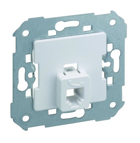 Розетка телефонная СП Simon 88 RJ11 6 контакт. для коннектора механизм бел. 75480-30