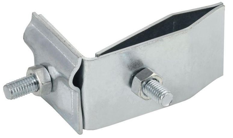 Держатель проводника круглого 6-10мм для фальца угловой h=70мм оцинкованная сталь IEK - ZDP80-11-2-16-70