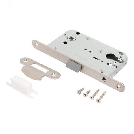 Защёлка АЛЛЮР АРТ 5300-P SN мат.никель без ц/м Замок врезной - 14890 ПТК