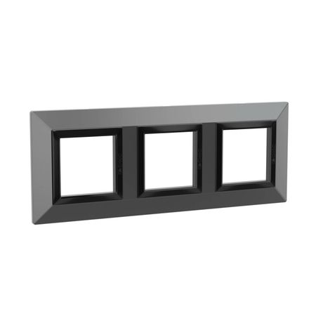 Рамка из металла, "Avanti", темно-серый, 6 модулей | 4403856 DKC ДКС