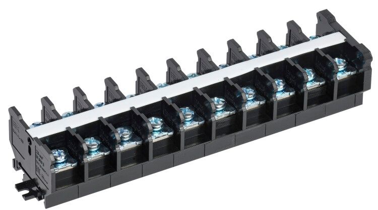 Блок зажимов БЗН TK-100 25 мм2 100А на DIN-рейку 10 пар | YZN43-10-025-K02 IEK