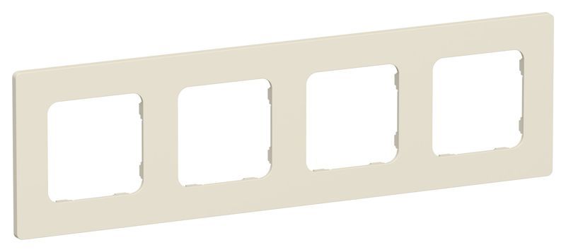 Рамка 4-м СП FLITE РУ-4-К-ФлСл сливочный IEK FI-M42-32-20-K86 IEK арт. FI-M42-32-20-K86
