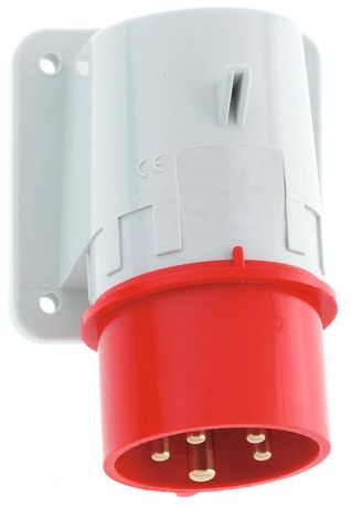 Вилка настенная 32A 5р(3P+N+PE) 6h 400V IP44 2600 I 2600-Bals Bals