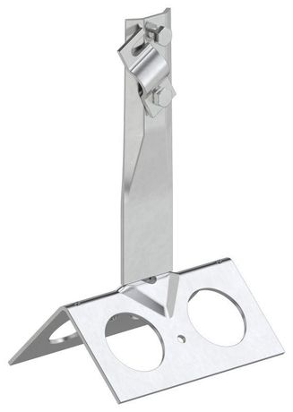 Держатель проводника круглого 6-10мм винтовой для конька широкого h=100мм нержавеющая сталь IEK - ZDP81-20-4-16-100