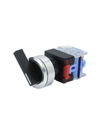 Переключатель ВК30-11XB/31 IP65 1НО+1НЗ на 3 положения с фиксацией I-O-II длинная рукоятка d30мм Электротехник ET020032