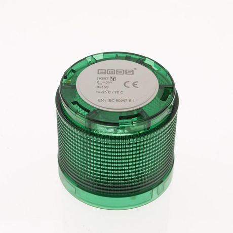 Сигнальный модуль для колонны 70 мм, зелёный цвет - IKM7Y EMAS