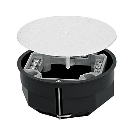 Коробка распределительная КМП-020-023 для полых стен с металлическими лапками, клеммником и крышкой (108х50) EKF PROxima | plc-kmp-020-023