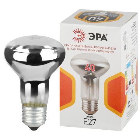 Лампа накаливания R63 40Вт E27 / Е27 230В рефлектор | Б0066550 ЭРА