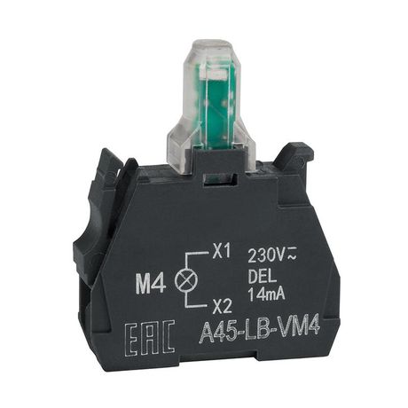 Световой блок OptiSignal D22 A45-LB-VM4 красный 230-240VAC ZBVM4 |332209| КЭАЗ