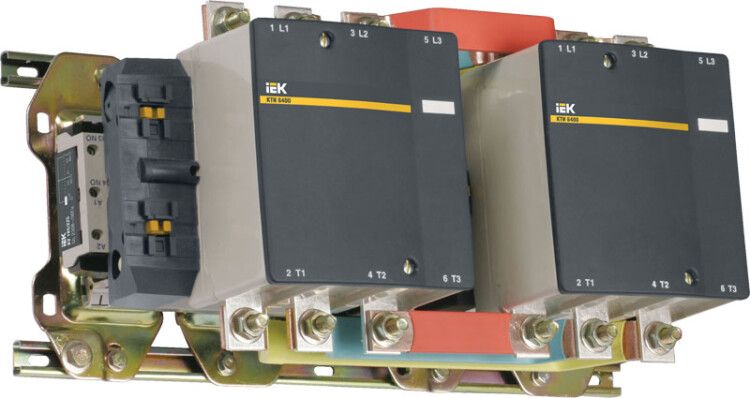 Пускатель магнитный 500А реверсивный катушка 400В AC 2НО КТИ - KKT63-500-400-10 IEK КТИ-65003