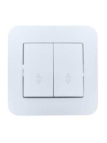 Переключатель проходной 2-кл.СП ASTI 10А IP20 в сборе бел. LEZARD 7081-0202-106