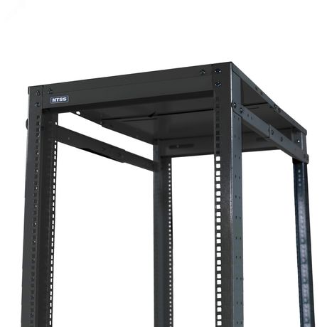 Крыша для стойки универсальной двухрамной 600-1000мм, черный RAL 9005 - NTSS-KR-2POR/600-1000-BL УТ000126778