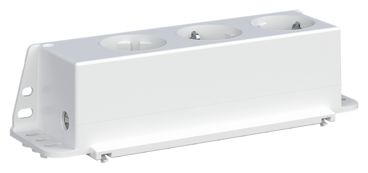 Розетка тройная ZE227 | 2CPX061211R9999 ABB