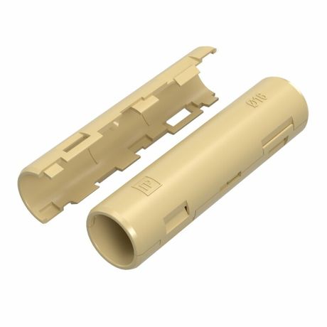 Муфта разборная d16 мм сосна (100шт/1200шт уп/кор) Промрукав | PR13.0425 Строитель