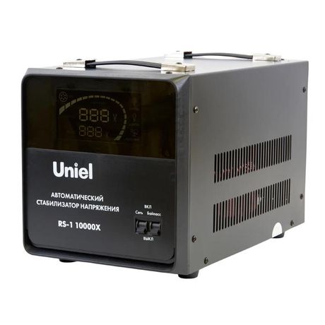 Стабилизатор напряжения релейный 10000ВА однофазный напольный RS-1 10000X - UL-00012860 Uniel