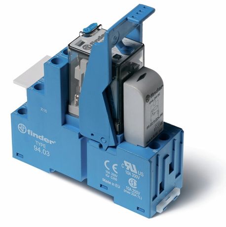 Интерфейсный модуль, электромеханическое реле; 3CO 10A; контакты AgNi; питание 230В AC; категория защиты IP20; в | 583382300060SMA Finder 58.33.8.230.0060SMA