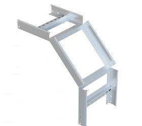 Угол 90 градусов вертикальный внешний лестничный усиленный 100x800 мм (2 мм) HDZ EKF | voltp90100800-2-HDZ