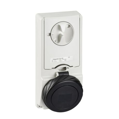 ПАНЕЛЬНАЯ РОЗЕТКА UNIKA С ДЕРЖ ПРЕДОХР 32A 3PNE 480-500 IP65 | 82199 Schneider Electric
