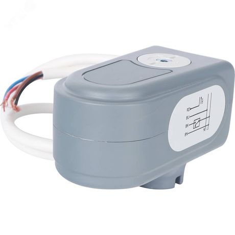 Сервопривод для шаровых зональных клапанов, ход 90гр, кабель 1м., 40 сек., 230V, 4 полюса - SVM-0071-230004 STOUT RG008TIK6J9BCJ