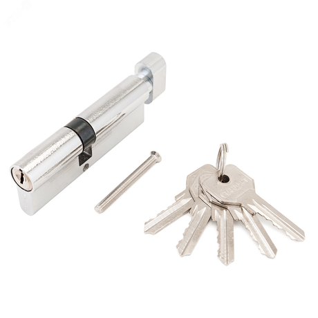 Механизм цилиндровый для врезных замков, Стандарт Z.I.90В-5K (35x10x45B) CP хром - 11122 ПТК