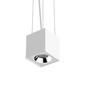 Светильник светодиодный DL-02 Cube подвесной 100х110 мм 12Вт 4000K 35° RAL9010 белый мат. | V1-R0-00360-30000-2001240 VARTON VARTA
