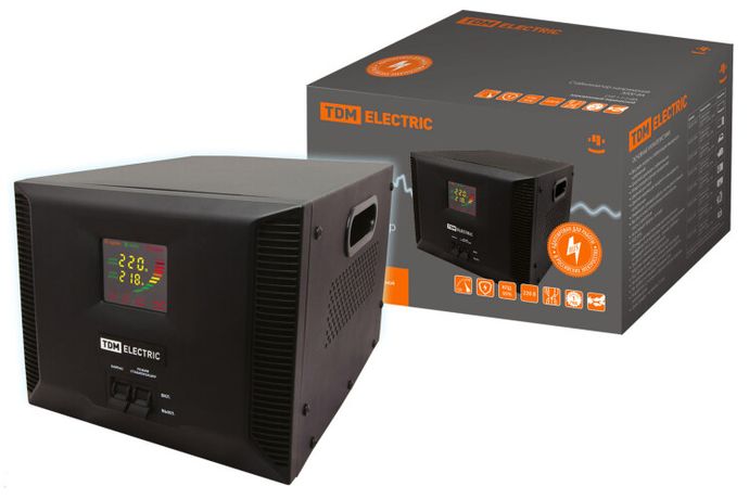 Стабилизатор напряжения СНР1-1-3 кВА электронный переносной | SQ1201-0005 TDM