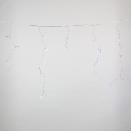 Бахрома светодиодная 2м 48 светодиодов Разноцветный свет Провод прозрачный ULD-B2005-048/DTA MULTI IP20 ТМ Uniel - UL-00010871