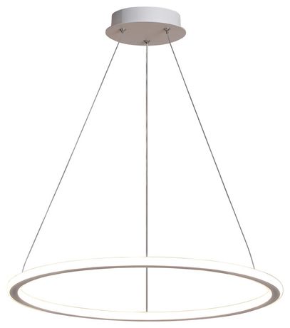 Светильник светодиодный подвесной декоративный 60W, 4200Lum, 4000K, IP20, белый AL5808 RING | 41700 FERON