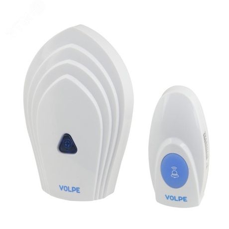 Звонок беспроводной UDB-Q029 W-R1T1-16S-80M-WH 16 мелодий свет. индикация радиус действия 80м блистерная упаковка Volpe UL-00002405 Uniel UDB-Q029-0000