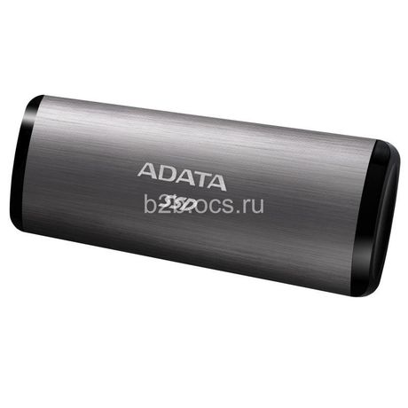 Диск жесткий внешний ASE760-512GU32G2-CTI 512GB SE760 External SSD USB 3.2 Gen2 Type-C R1000/W1000 Titan-Gray ADATA 1000582969 A-DATA