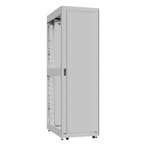 Шкаф серверный 42U 800х1200 передняя дверь: одностворчатая глухой металл IP51. задняя двустворчатая боковые панели: без. цвет: серый RAL7035 - EX 8242.7250 SYSMATRIX