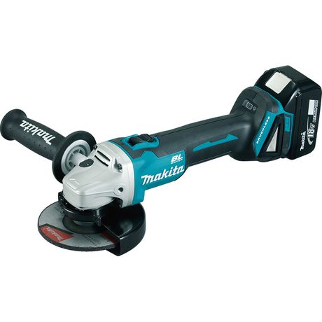Шлифмашина угловая аккумуляторная бесщеточная 18В 125мм, 8500об/м, кейс (1х3Ач) - DGA504RF Makita