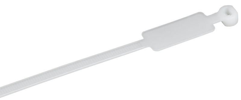 Хомут P6.6 маркерный белый 4.8х370мм 100шт/упак IEK - UHH14-D048-370-100-K01