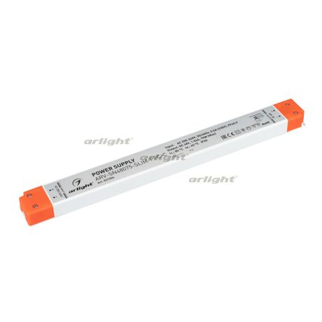 Блок питания ARV-SN48075-SLIM-PFC-C (48V, 1.56A, 75W) (Arlight, IP20 Пластик, 3 года) | 031504 Arlight