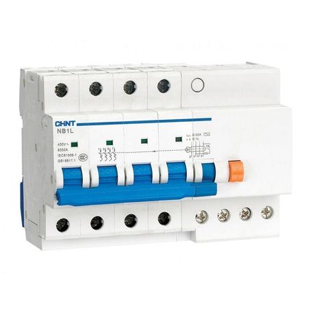 Выключатель автоматический дифференциального тока NB1L-40 4P C16 30mA тип AC 6kA (R) | 198111 CHINT