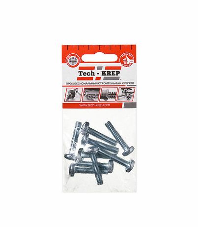 Винт DIN7985 с полукруглой головкой оцинк. М4х40 (9 шт) - пакет ( 0,038 кг) | 126571 Tech-KREP