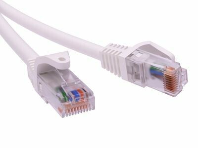 Патч-корд неэкранированный CAT5E U/UTP 4х2, LSZH, белый, 5.0м | RN5EUU4550WH DKC ДКС