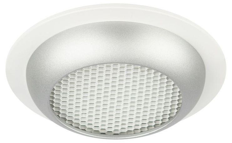 Встраиваемый светильник под лампу GX53 KL111 WH/SL белый/серебро матовый | Б0061539 ЭРА