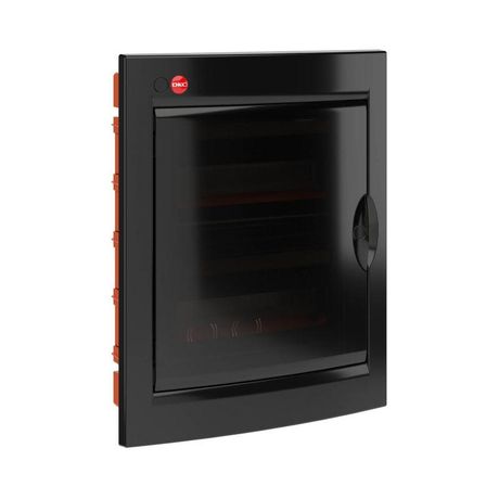 Щиток встраиваемый с дверцей 24 мод.,IP41, черный, клеммным блоком 63А | RB24B4TBD DKC ДКС