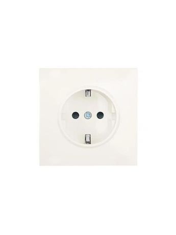 Розетка 1-мест. с защитн.шторк. СП ZIMA IP20 16А ПБТ безвинт. зажим слон. кость LEZARD 704-9088-124BQC