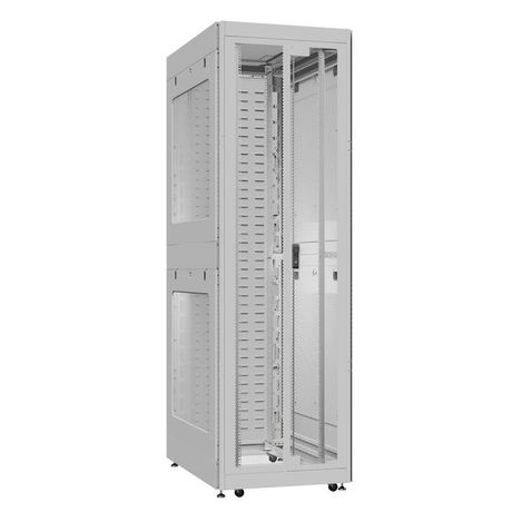 Шкаф серверный 42U 800х1000 передняя дверь: двустворчатая перфорированная IP20. задняя протект IP41. боковые панели: перфорированные. цвет: серый RAL7035 - EX 8042.7462 SYSMATRIX