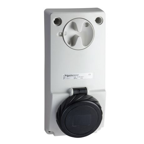 ПАНЕЛЬНАЯ РОЗЕТКА UNIKA Б/ЗАЩ 16A 3PNE 480-500 IP65 | 82088 Schneider Electric