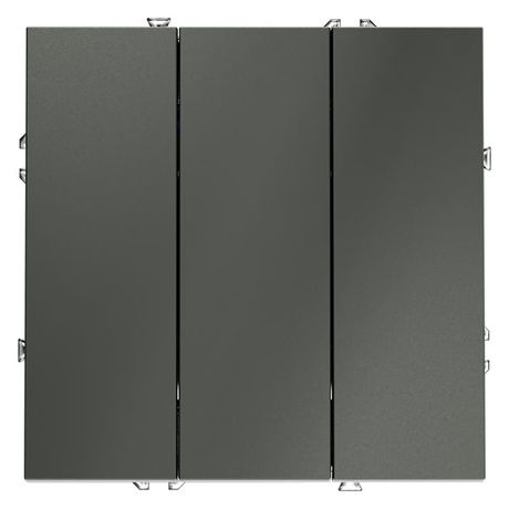Выключатель 3-кл. СП S70 10А механизм титан Voltum VLS030106 Voltum арт. VLS030106