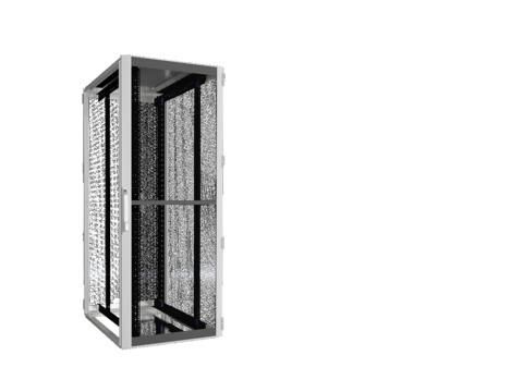 Шкаф 800х2000х1000 42U TS IT вентилируемые двери Rittal 5509110