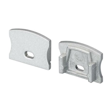 Заглушка для ALU-WIDE-H15 с отверстием (ARL, Металл) - 023370 Arlight